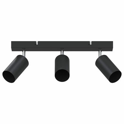 Faretto da soffitto Nero 38 x 6 x 16 cm Metallo