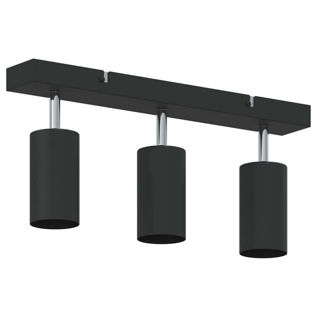 Faretto da soffitto Nero 38 x 6 x 16 cm Metallo | homemem39