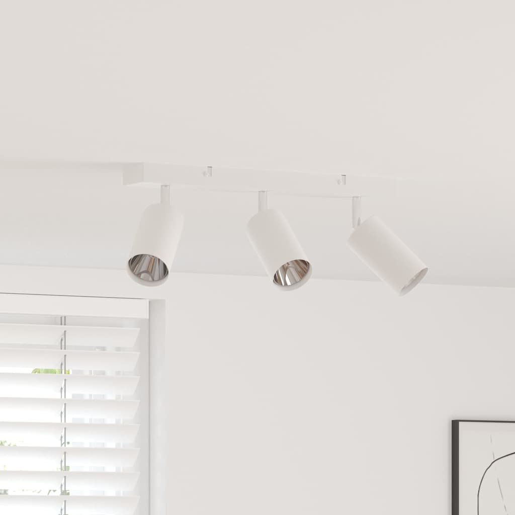 Faretto da soffitto Bianco 38 x 6 x 16 cm Metallo | homemem39
