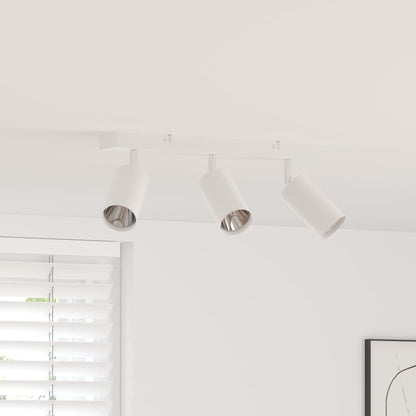 Faretto da soffitto Bianco 38 x 6 x 16 cm Metallo | homemem39