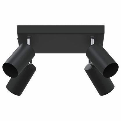 Faretto da soffitto Nero 26 x 26 x 16 cm Metallo | homemem39