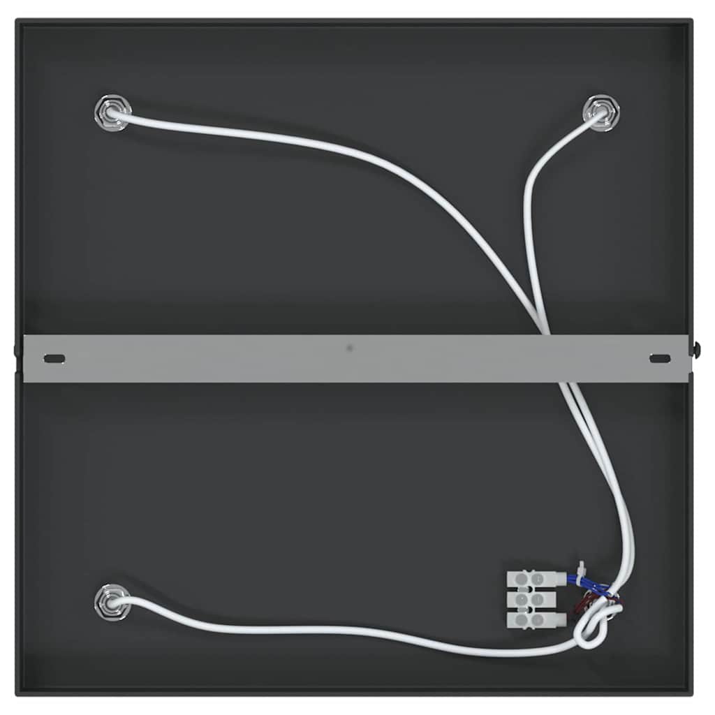 Faretto da soffitto Nero 26 x 26 x 16 cm Metallo | homemem39