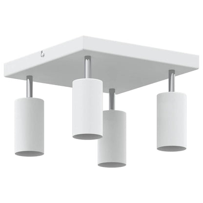 Faretto da soffitto Bianco 26 x 26 x 16 cm Metallo | homemem39