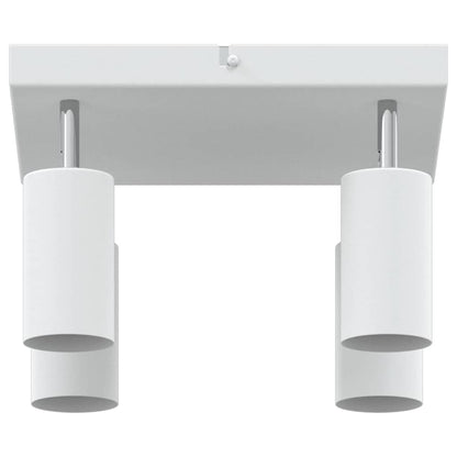 Faretto da soffitto Bianco 26 x 26 x 16 cm Metallo | homemem39