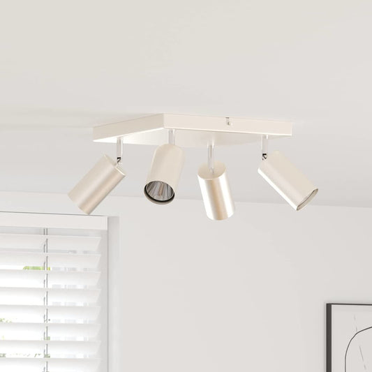 Faretto da soffitto Nichel 26 x 26 x 16 cm Metallo | homemem39