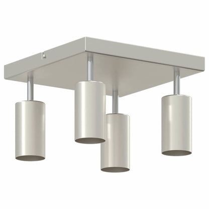 Faretto da soffitto Nichel 26 x 26 x 16 cm Metallo | homemem39
