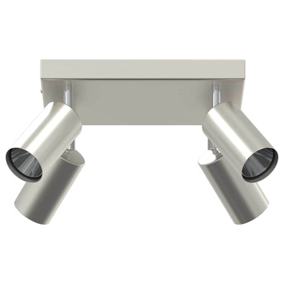 Faretto da soffitto Nichel 26 x 26 x 16 cm Metallo | homemem39