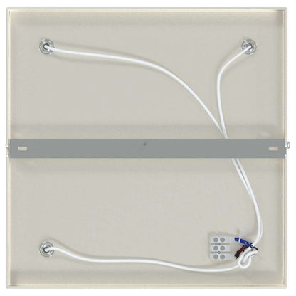 Faretto da soffitto Nichel 26 x 26 x 16 cm Metallo | homemem39