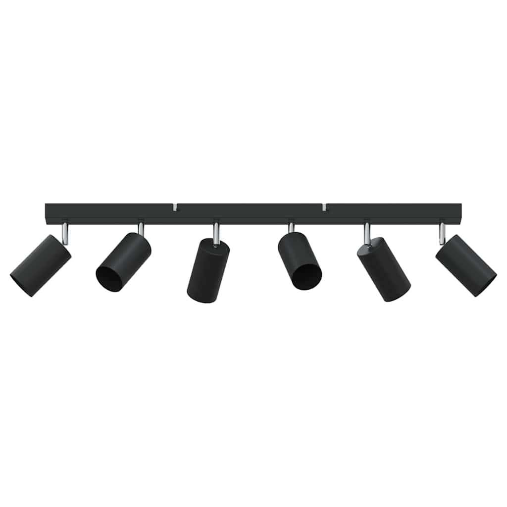 Faretto da soffitto Nero 73 x 6 x 16 cm Metallo | homemem39