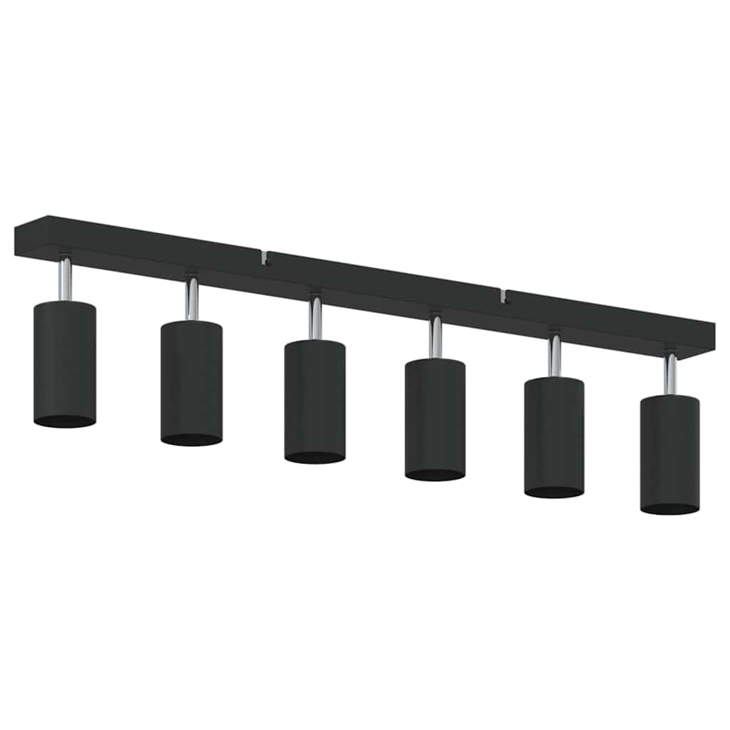 Faretto da soffitto Nero 73 x 6 x 16 cm Metallo | homemem39