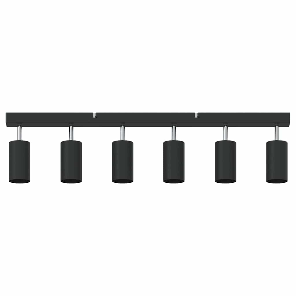 Faretto da soffitto Nero 73 x 6 x 16 cm Metallo | homemem39