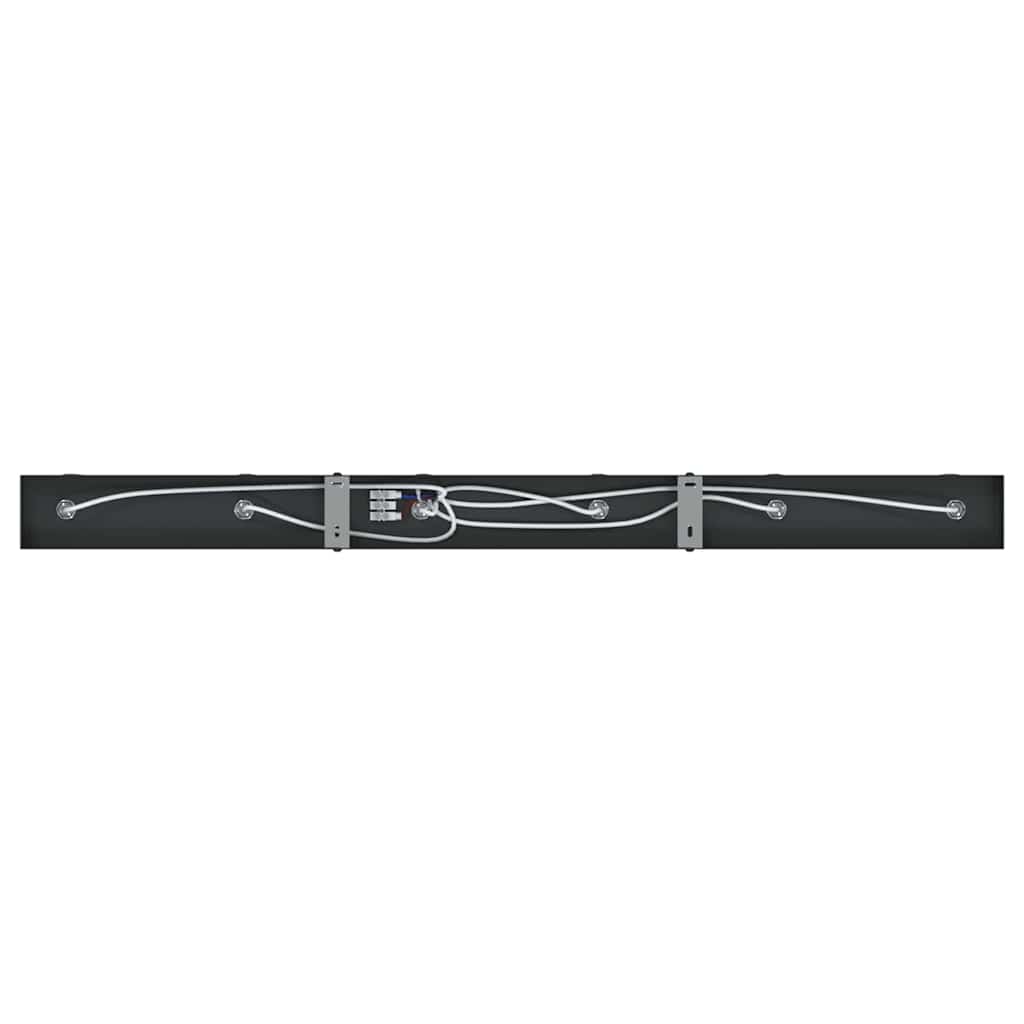 Faretto da soffitto Nero 73 x 6 x 16 cm Metallo | homemem39