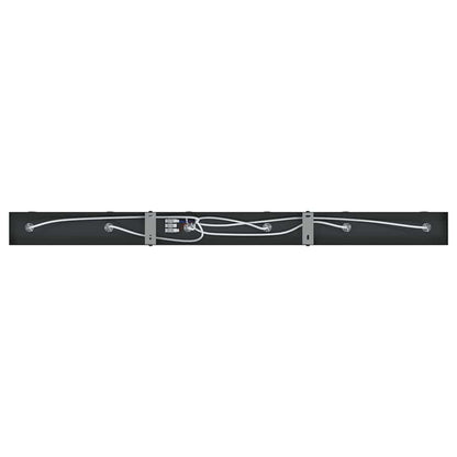 Faretto da soffitto Nero 73 x 6 x 16 cm Metallo | homemem39