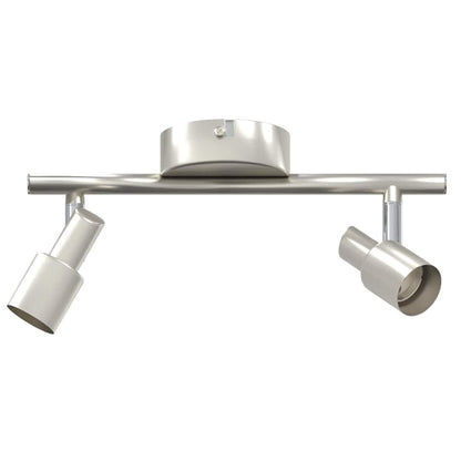 Faretto da soffitto Nichel 25,5 x 8 x 11 cm Acciaio | homemem39