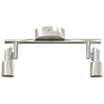 Faretto da soffitto Nichel 25,5 x 8 x 11 cm Acciaio | homemem39