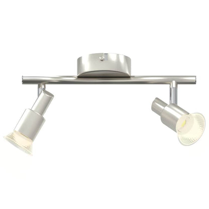 Faretto da soffitto Nichel 25,5 x 8 x 11 cm Acciaio