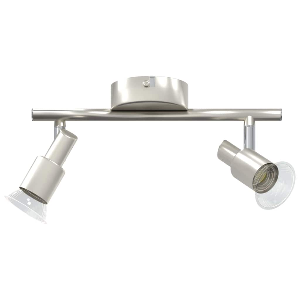 Faretto da soffitto Nichel 25,5 x 8 x 11 cm Acciaio | homemem39