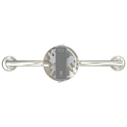 Faretto da soffitto Nichel 25,5 x 8 x 11 cm Acciaio | homemem39
