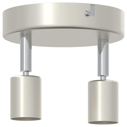 Faretto da soffitto con i riflettori Nichel 12 x 8 cm Acciaio