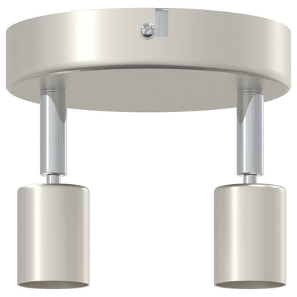 Faretto da soffitto con i riflettori Nichel 12 x 8 cm Acciaio