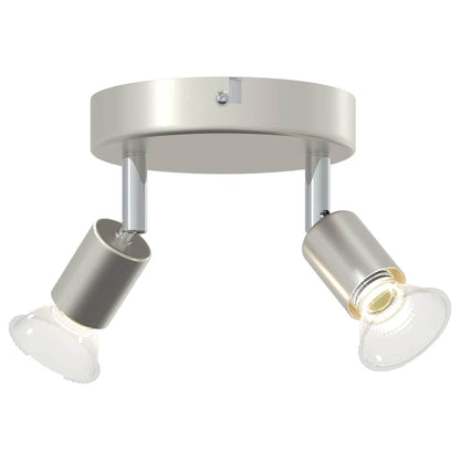 Faretto da soffitto con i riflettori Nichel 12 x 8 cm Acciaio