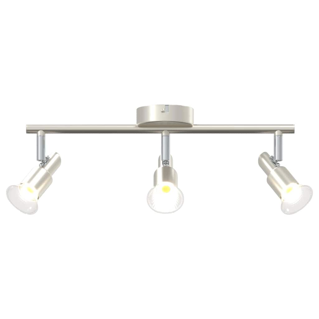 Faretto da soffitto Nichel 39 x 10,5 x 10,5 cm Acciaio