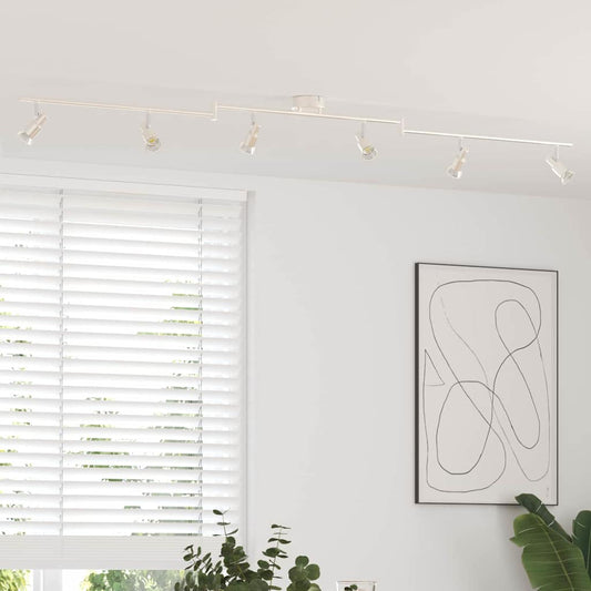 Faretto da soffitto Nichel 176,5 x 9,5 x 14 cm Acciaio | homemem39