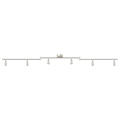 Faretto da soffitto Nichel 176,5 x 9,5 x 14 cm Acciaio | homemem39