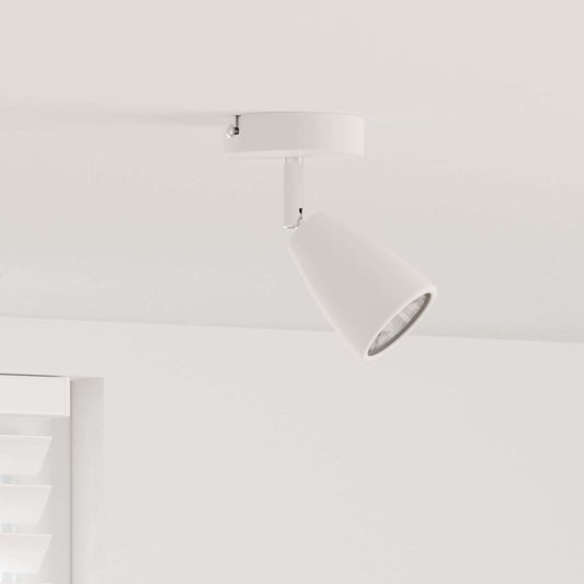 Faretto da soffitto Bianco 8 x 8 x 14 cm Metallo
