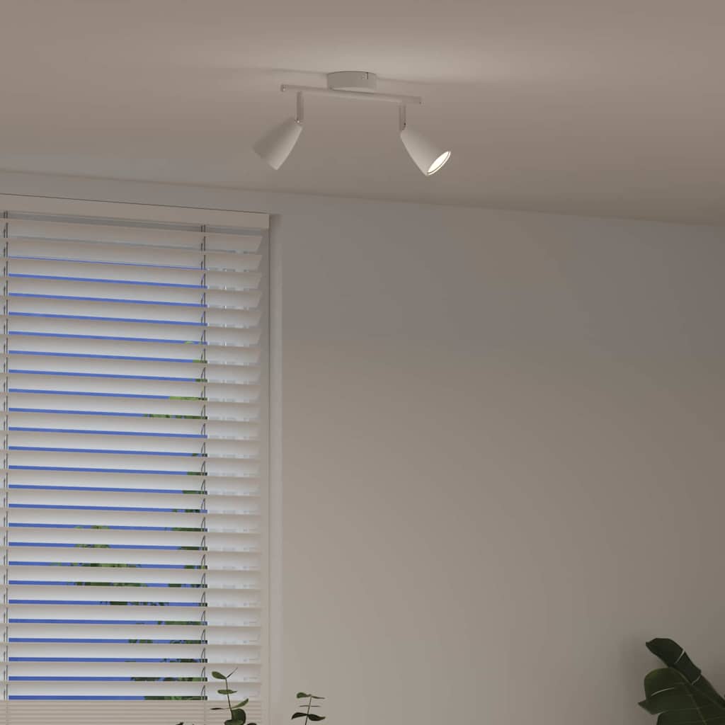 Faretto da soffitto Bianco 25.5 x 8 x 16 cm Metallo | homemem39
