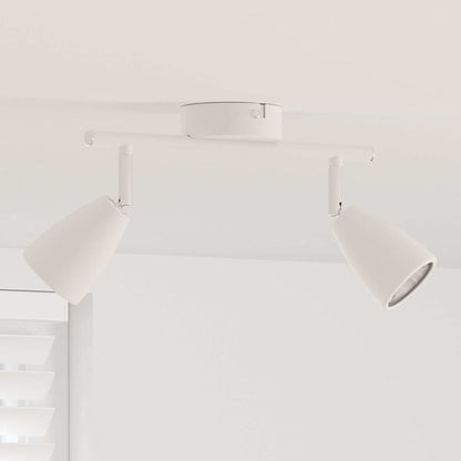 Faretto da soffitto Bianco 25.5 x 8 x 16 cm Metallo | homemem39