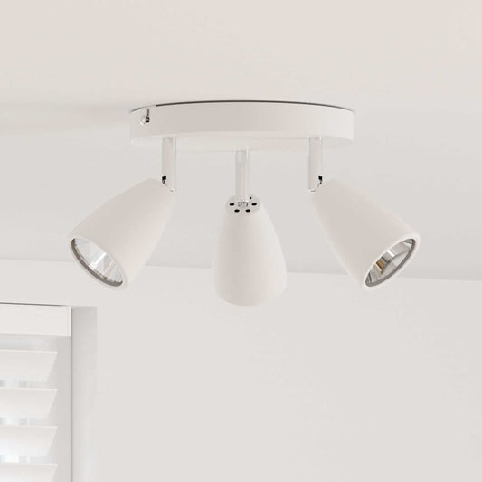 Faretto da soffitto Bianco 19 x 19 x 14,5 cm Metallo | homemem39