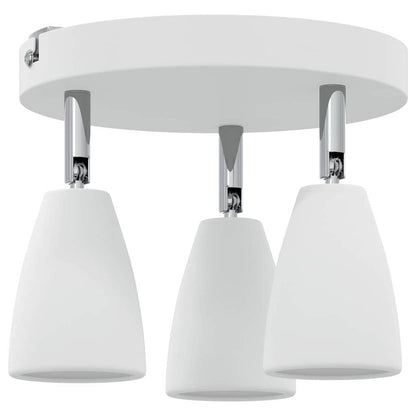 Faretto da soffitto Bianco 19 x 19 x 14,5 cm Metallo | homemem39