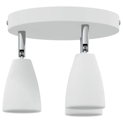 Faretto da soffitto Bianco 19 x 19 x 14,5 cm Metallo