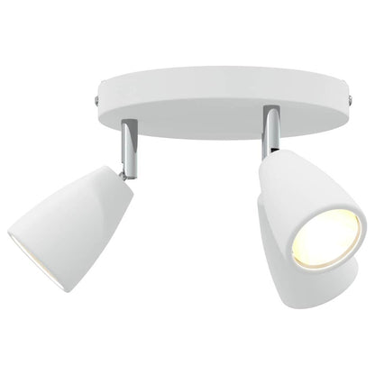 Faretto da soffitto Bianco 19 x 19 x 14,5 cm Metallo