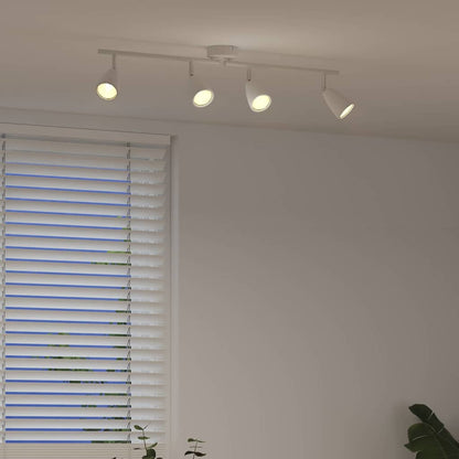 Faretto da soffitto Bianco 70 x 12,5 x 10,5 cm Metallo | homemem39