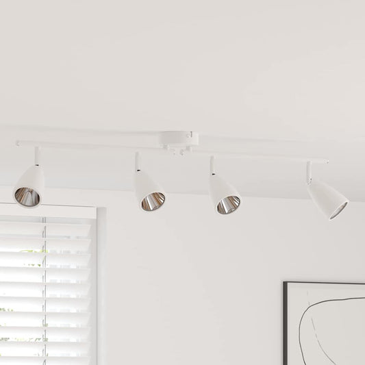 Faretto da soffitto Bianco 70 x 12,5 x 10,5 cm Metallo | homemem39