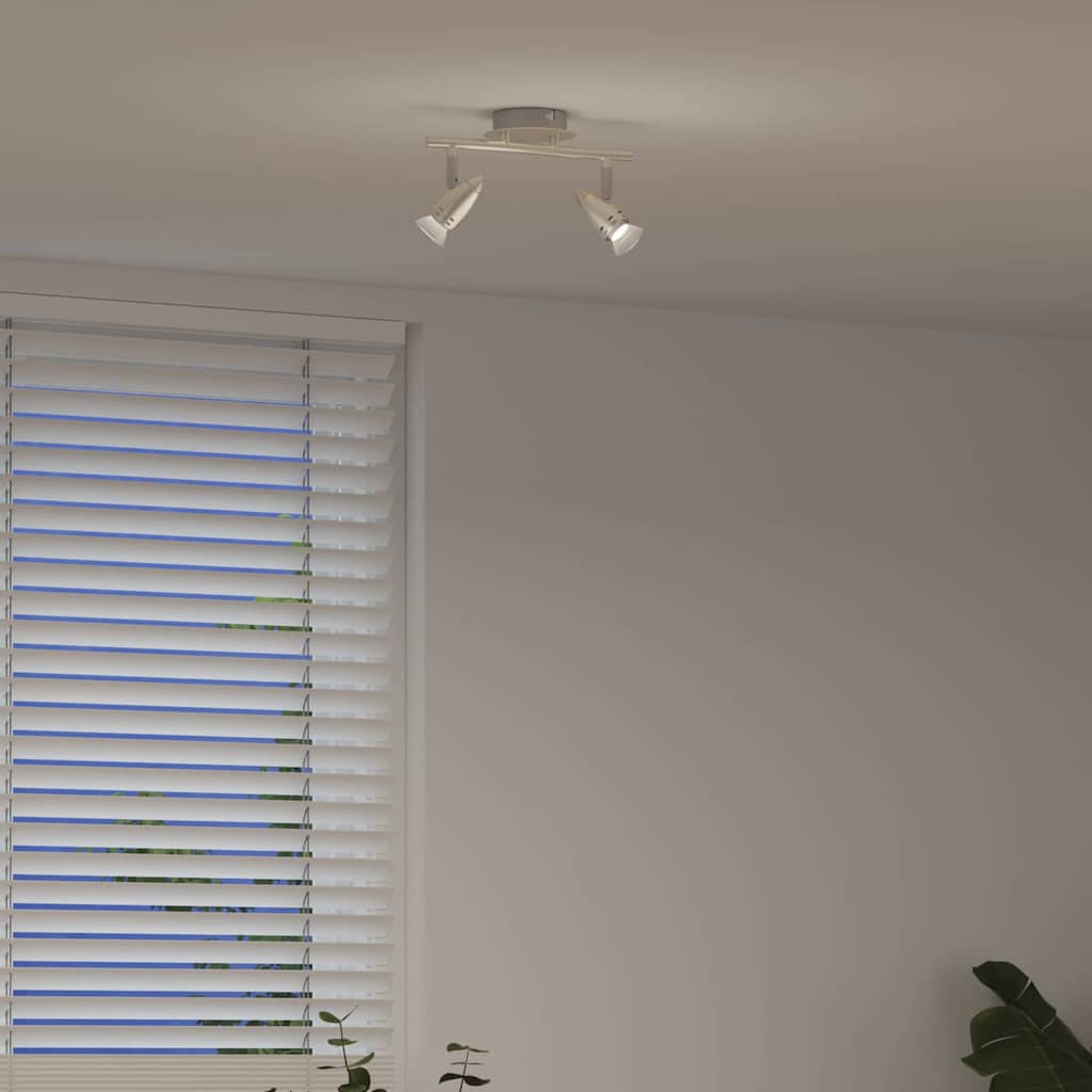 Faretto da soffitto Nichel 27 x 10 x 12 cm Metallo