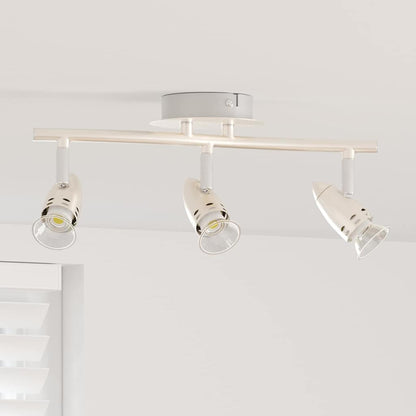 Faretto da soffitto Nichel 36,5 x 10 x 12,5 cm Metallo