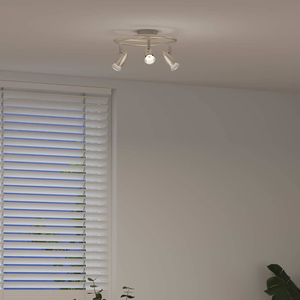 Faretto da soffitto Nichel 24 x 22 x 12,5 cm Metallo | homemem39