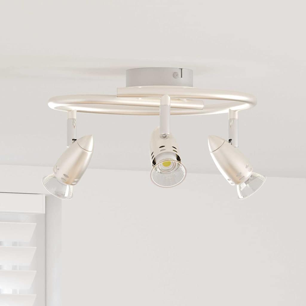 Faretto da soffitto Nichel 24 x 22 x 12,5 cm Metallo | homemem39