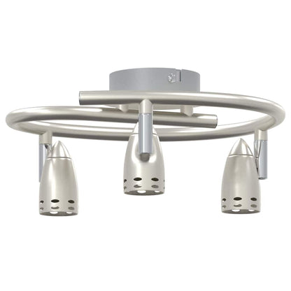 Faretto da soffitto Nichel 24 x 22 x 12,5 cm Metallo | homemem39