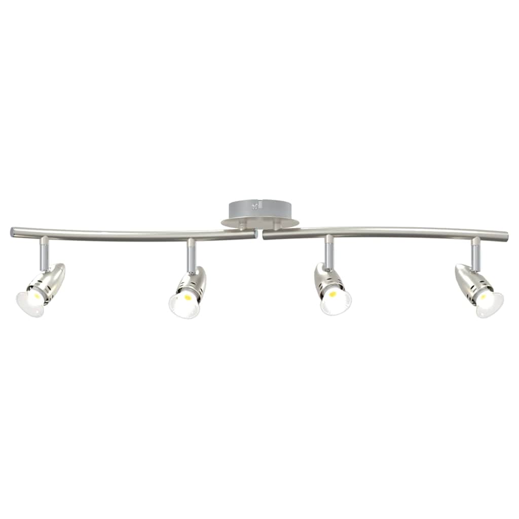 Faretto da soffitto Nichel 61 x 10 x 12,5 cm Metallo