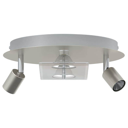 Faretto da soffitto Nichel 29 x 29 x 11 cm Acciaio e vetro | homemem39