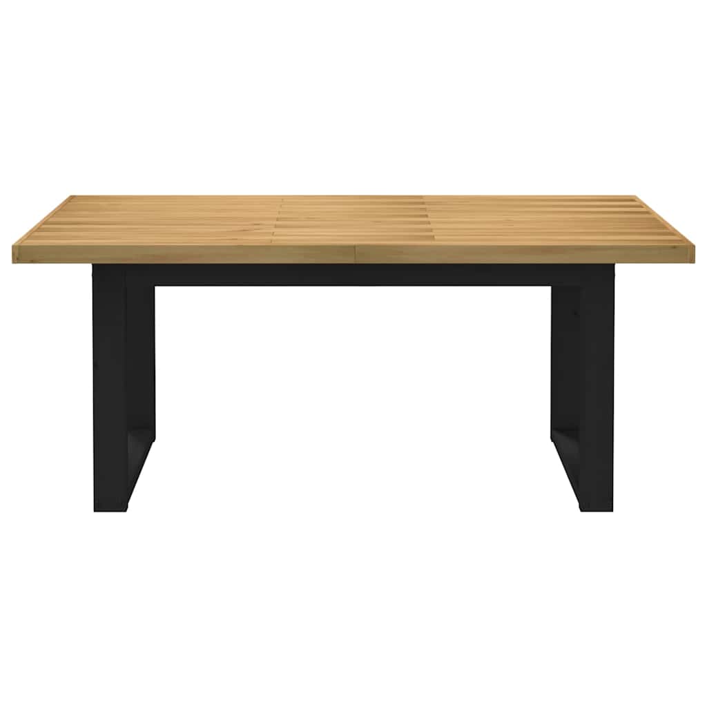 Tavolo Pranzo NOAIN Gambe a Forma U 180x90x75 cm Legno Massello | homemem39