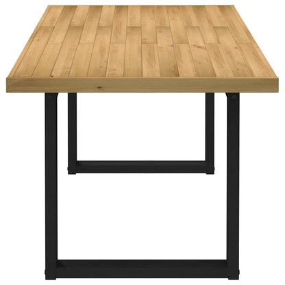Tavolo Pranzo NOAIN Gambe a Forma U 180x90x75 cm Legno Massello | homemem39