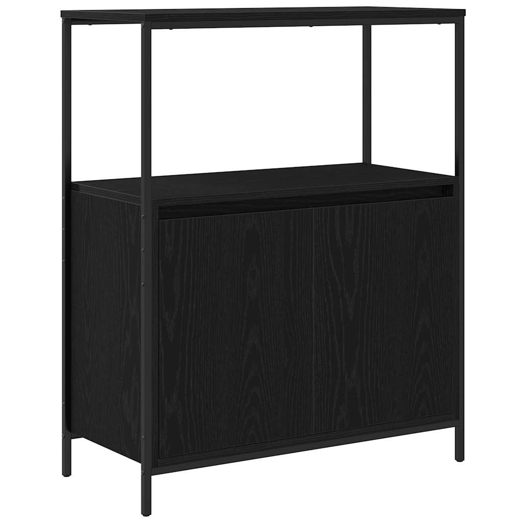 Set di mobili per il bagno 5 pcs Nero Legno multistrato
