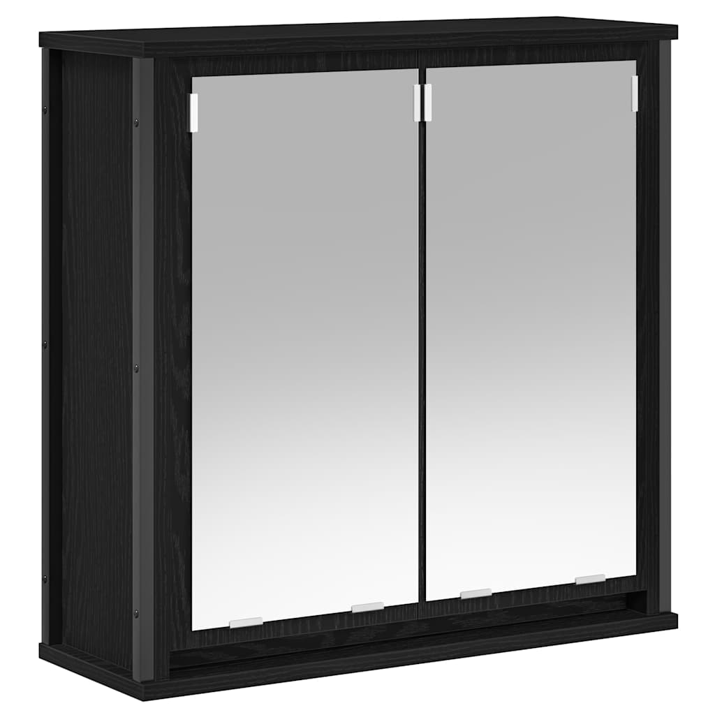 Set di mobili per il bagno 5 pz Rovere Nero 36 x 35 x 165 cm | homemem39