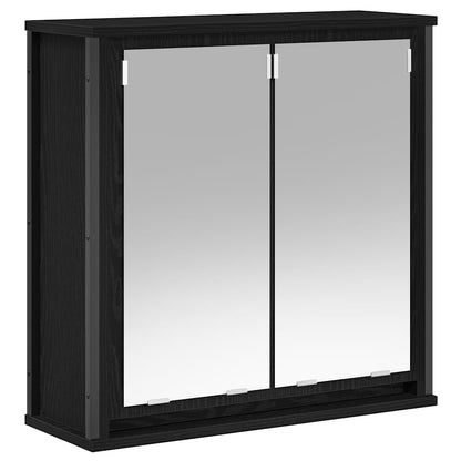 Set di mobili per il bagno 5 pz Rovere Nero 36 x 35 x 165 cm | homemem39
