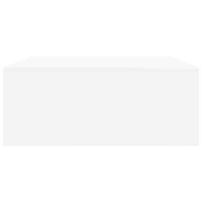 Tavolino da Salotto con Cassetti Bianco 100x100x40 cm - homemem39